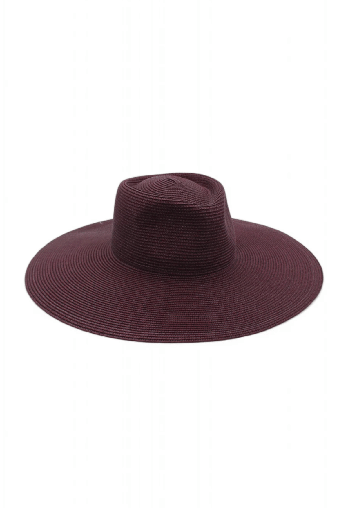 Aria Fedora in Burgundy Red