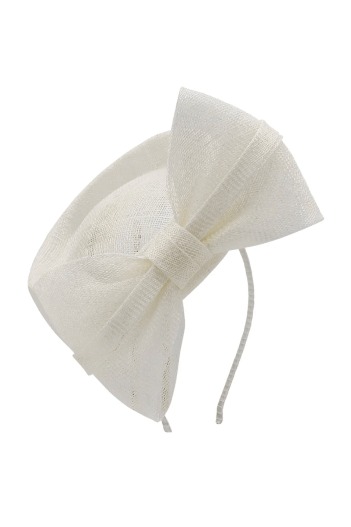 Juliet Fascinator in White