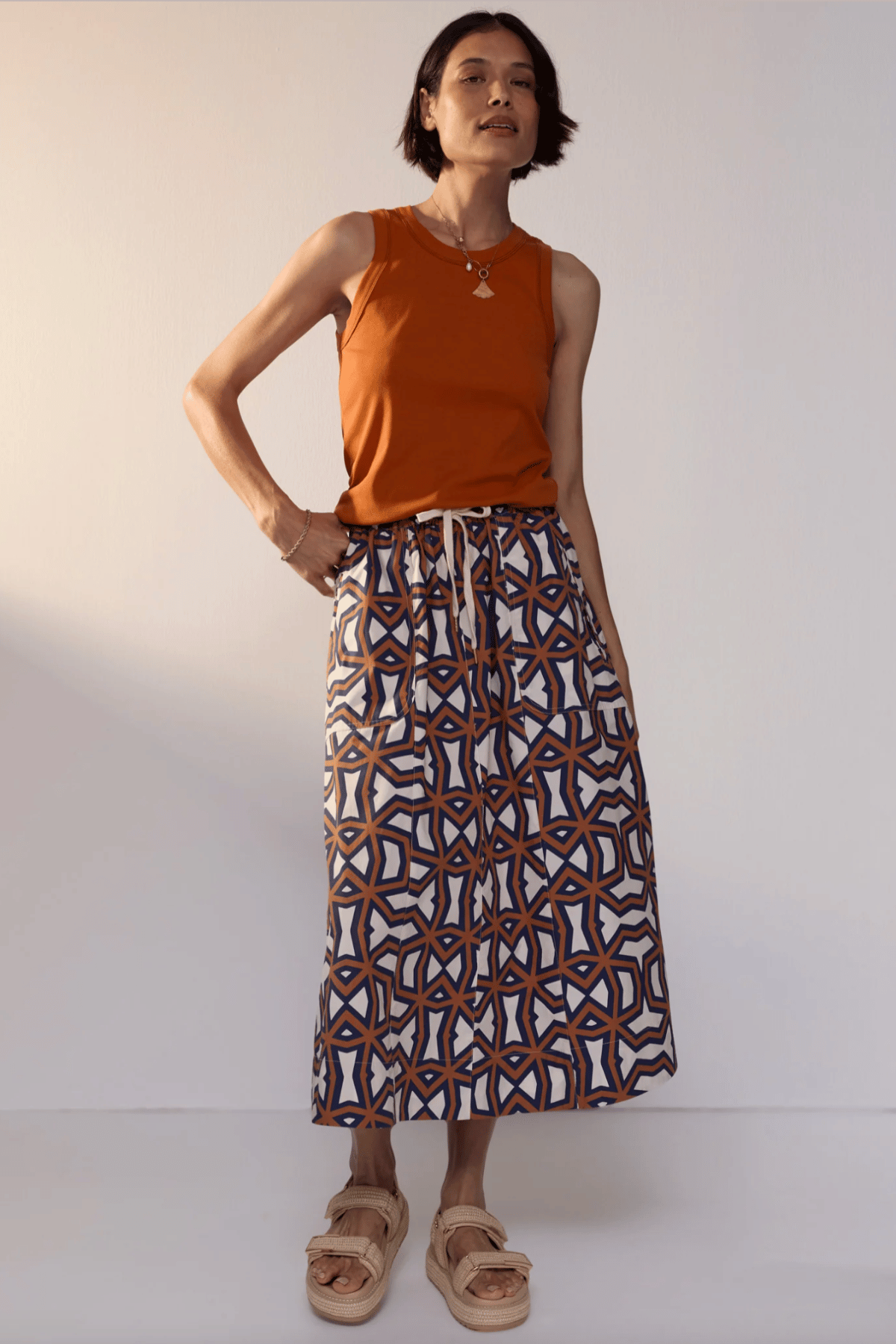 Hali Print Skirt