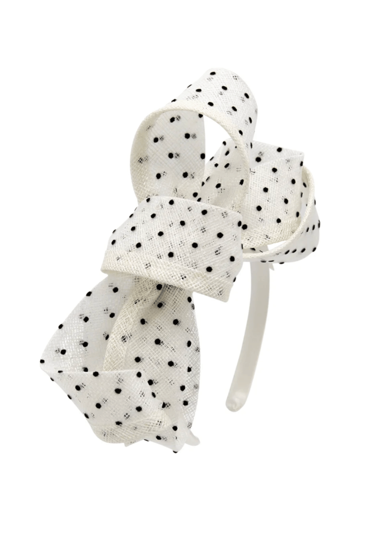 Sadie Fascinator in Ivory White