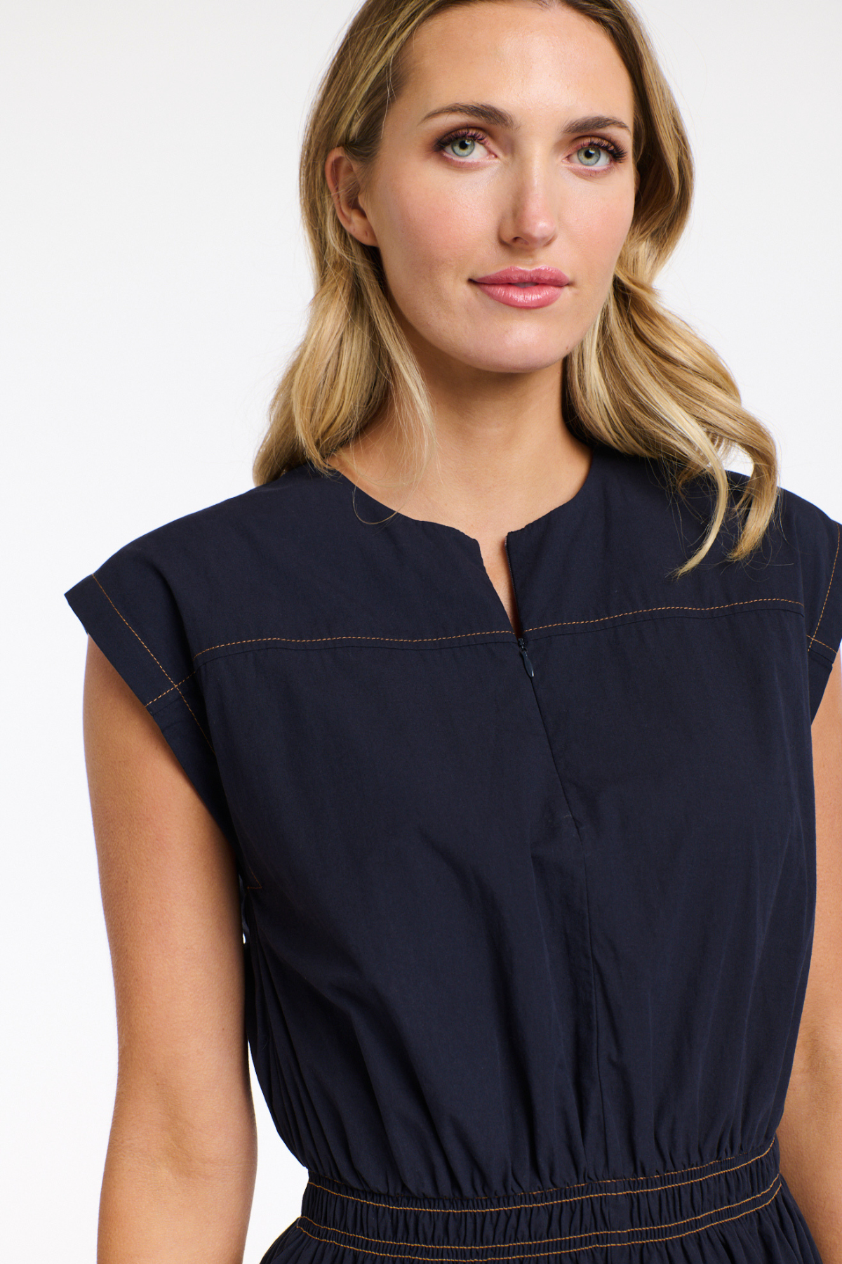 Cooper Contrast Stitch Dress