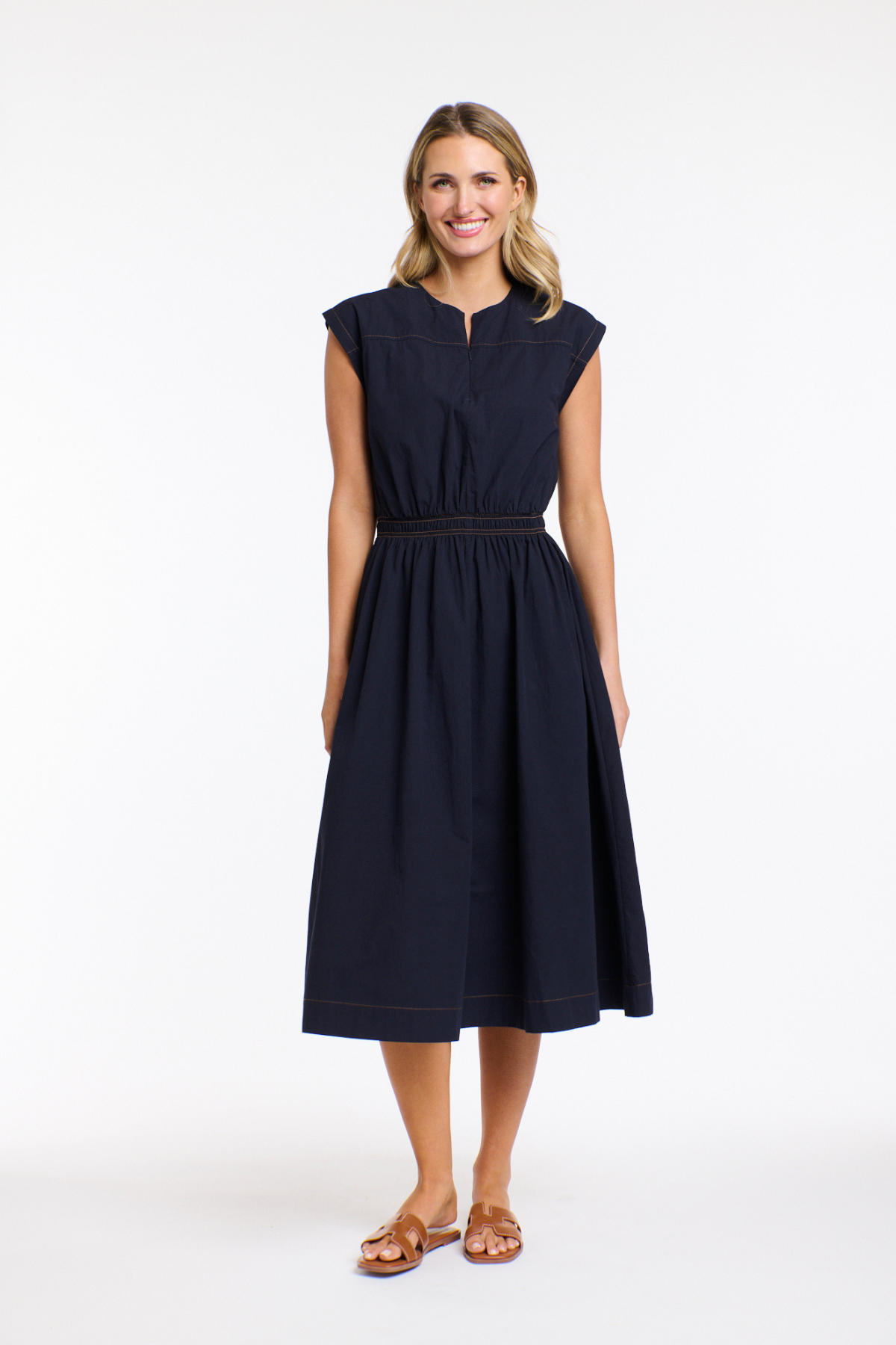Cooper Contrast Stitch Dress