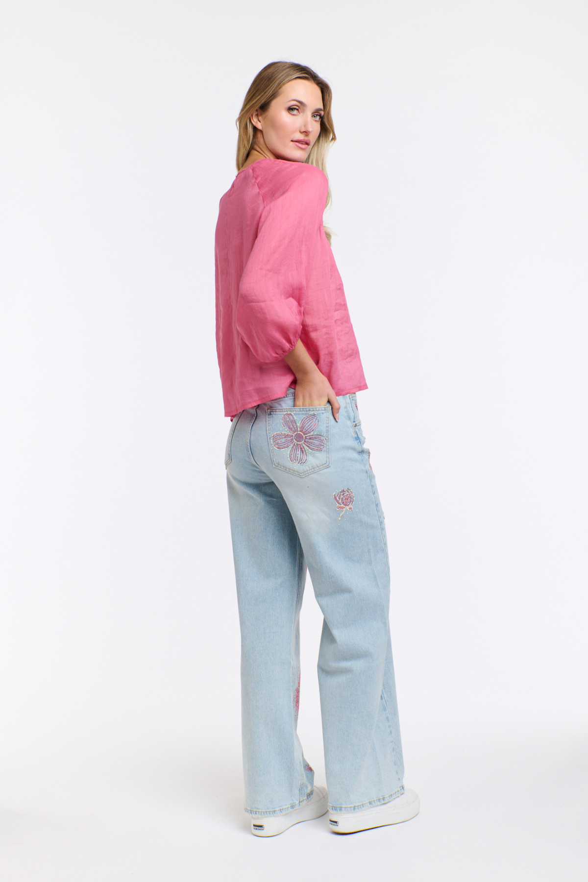 Pink Sparkle Jean