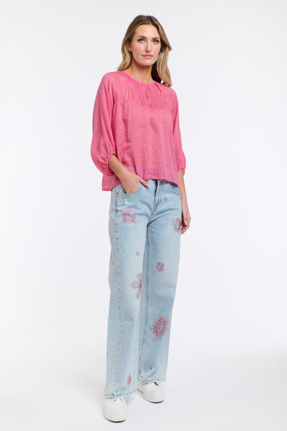 Pink Sparkle Jean