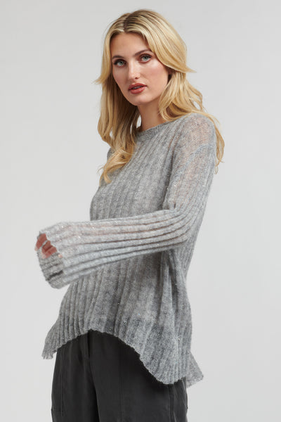 Sequins Knit Pewter