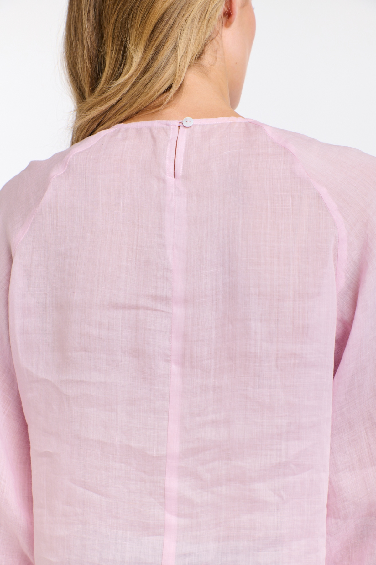Eden Smock Blouse Pink Pearl
