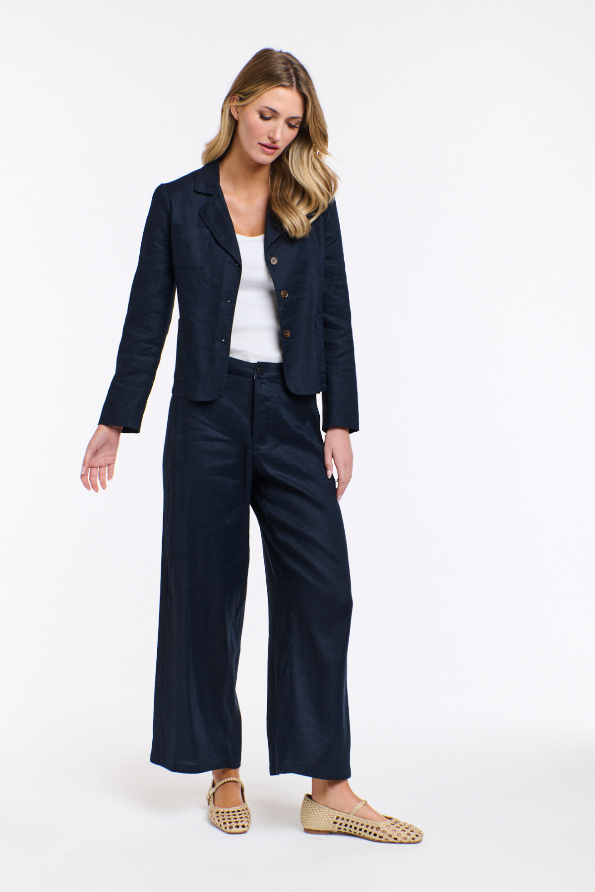 Maison Pants Midnight Blue