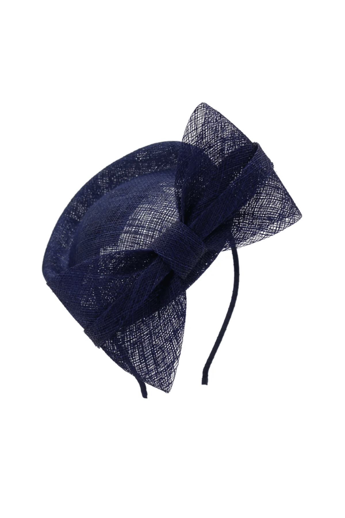Juliet Fascinator in Navy Blue