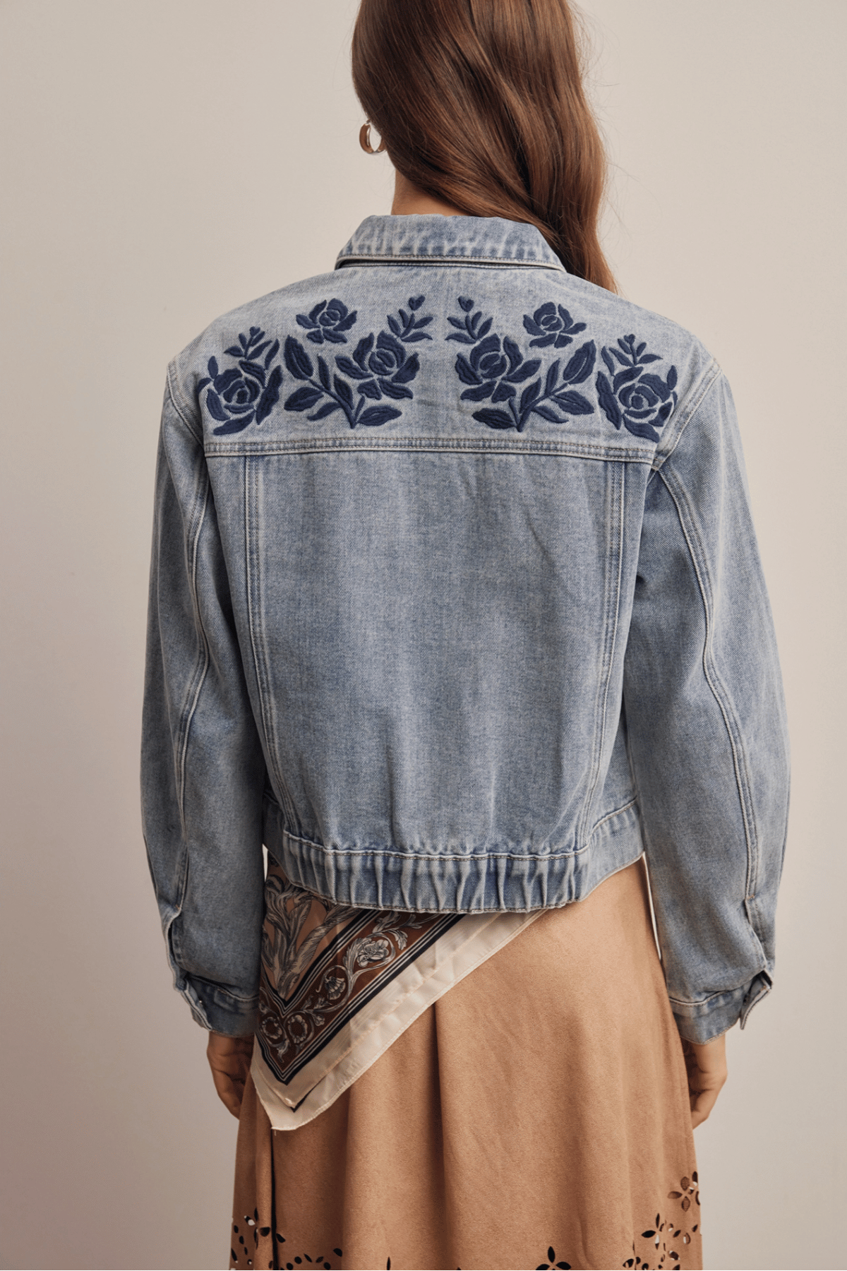 Delilah Floral Denim Jacket