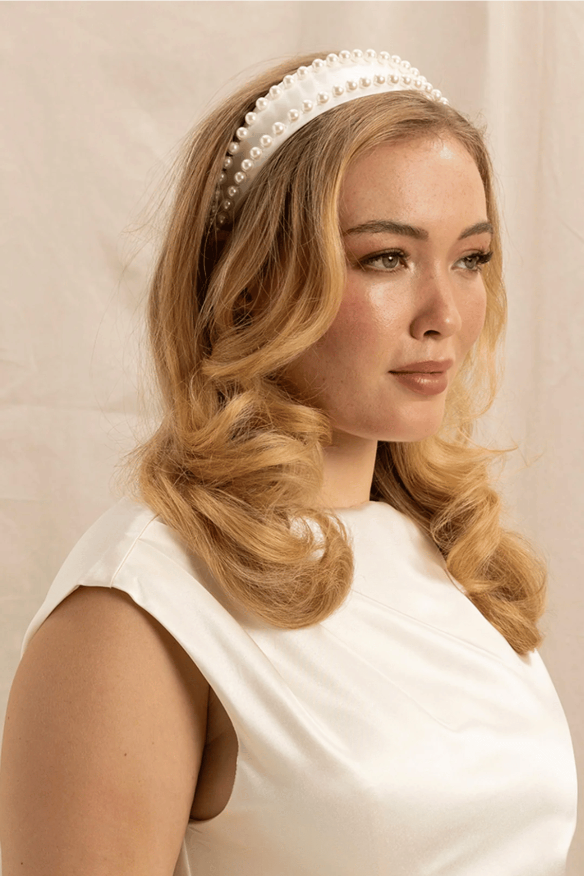 Raleigh Headband in White