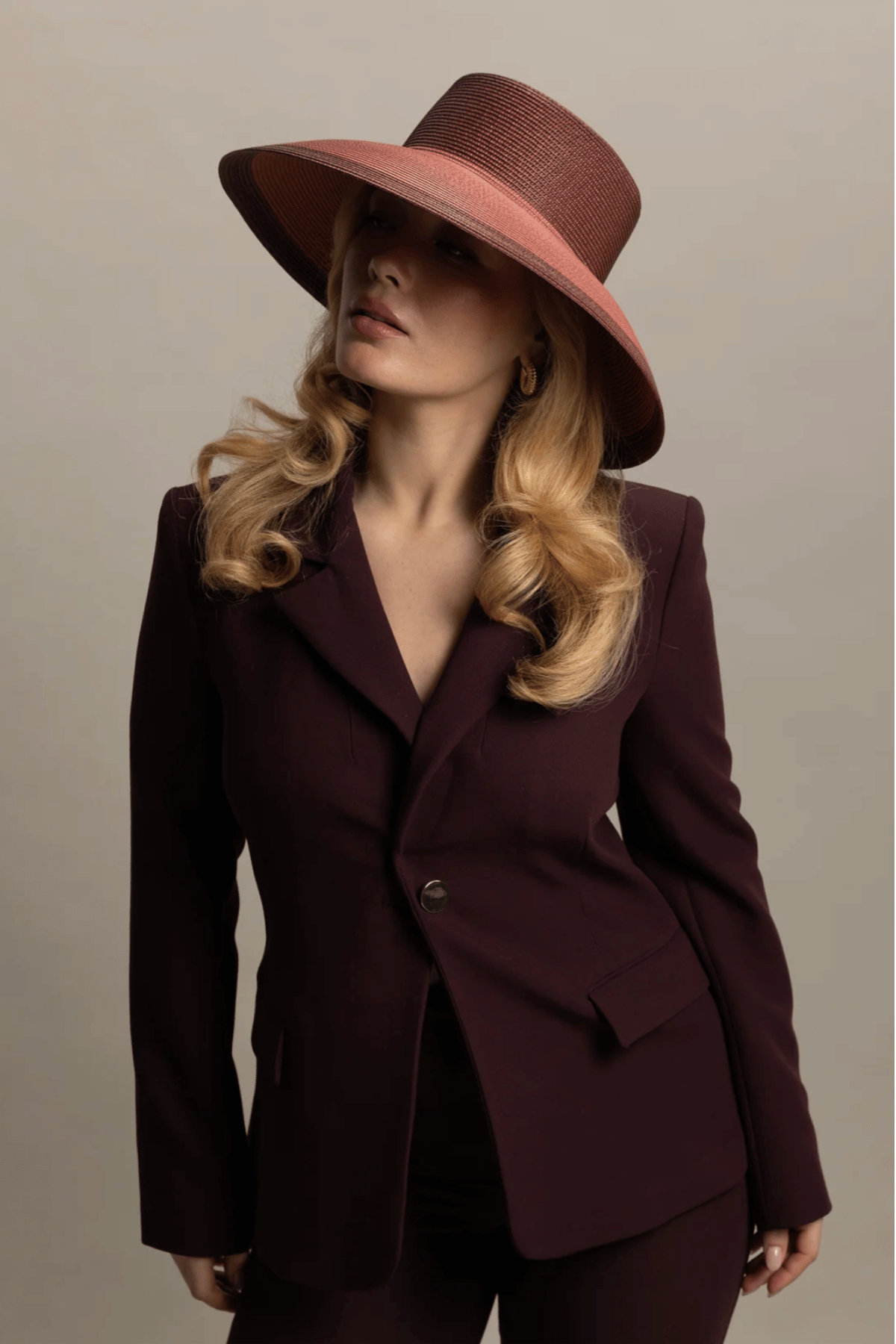 Kartia Racewear Droop Hat in Rose Pink