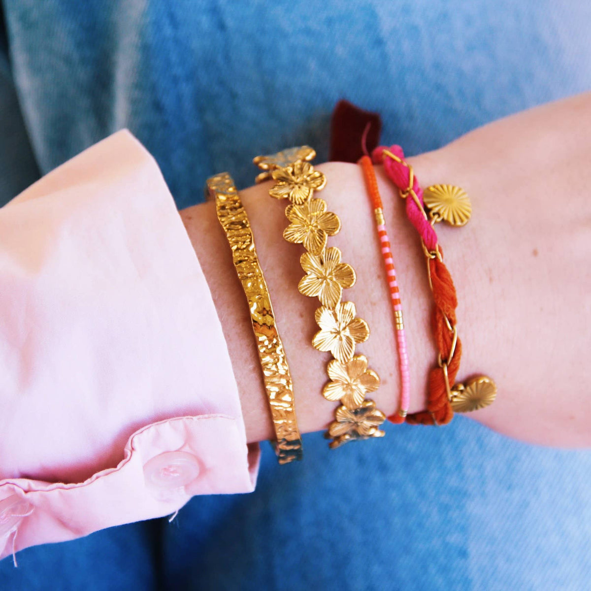 D-chain Silk Bracelet