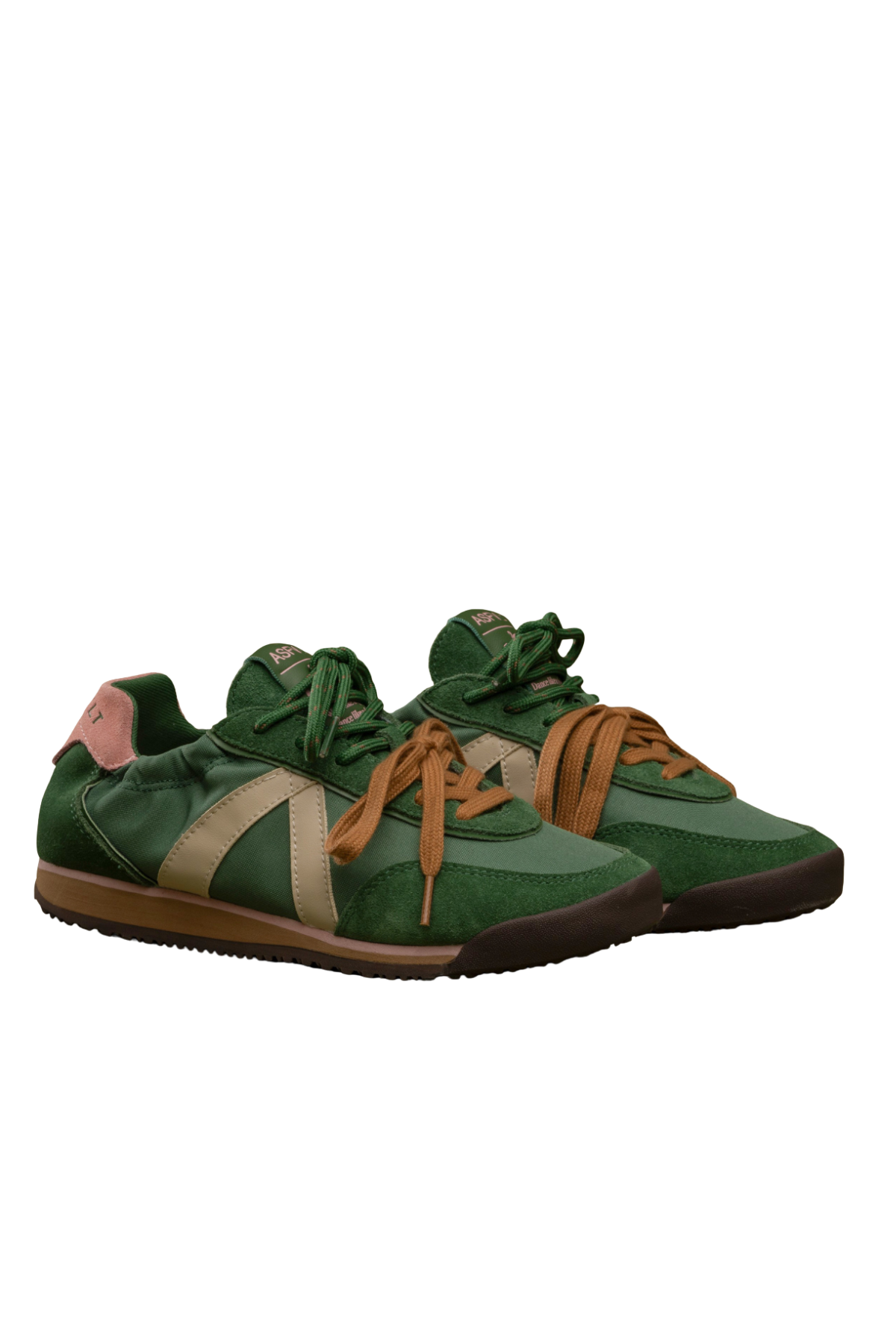 Grace Sneaker Dark Green Pink