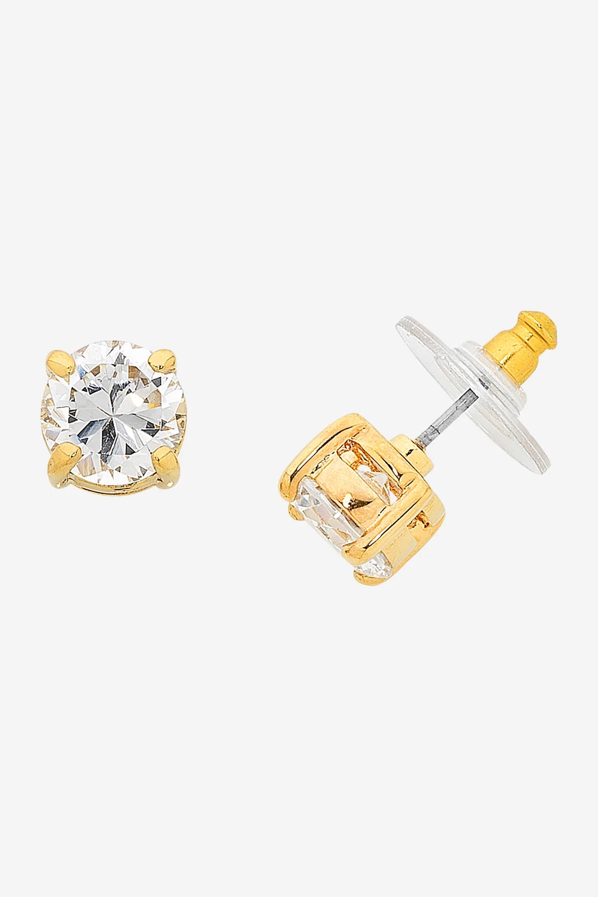 ballet stud earring gold