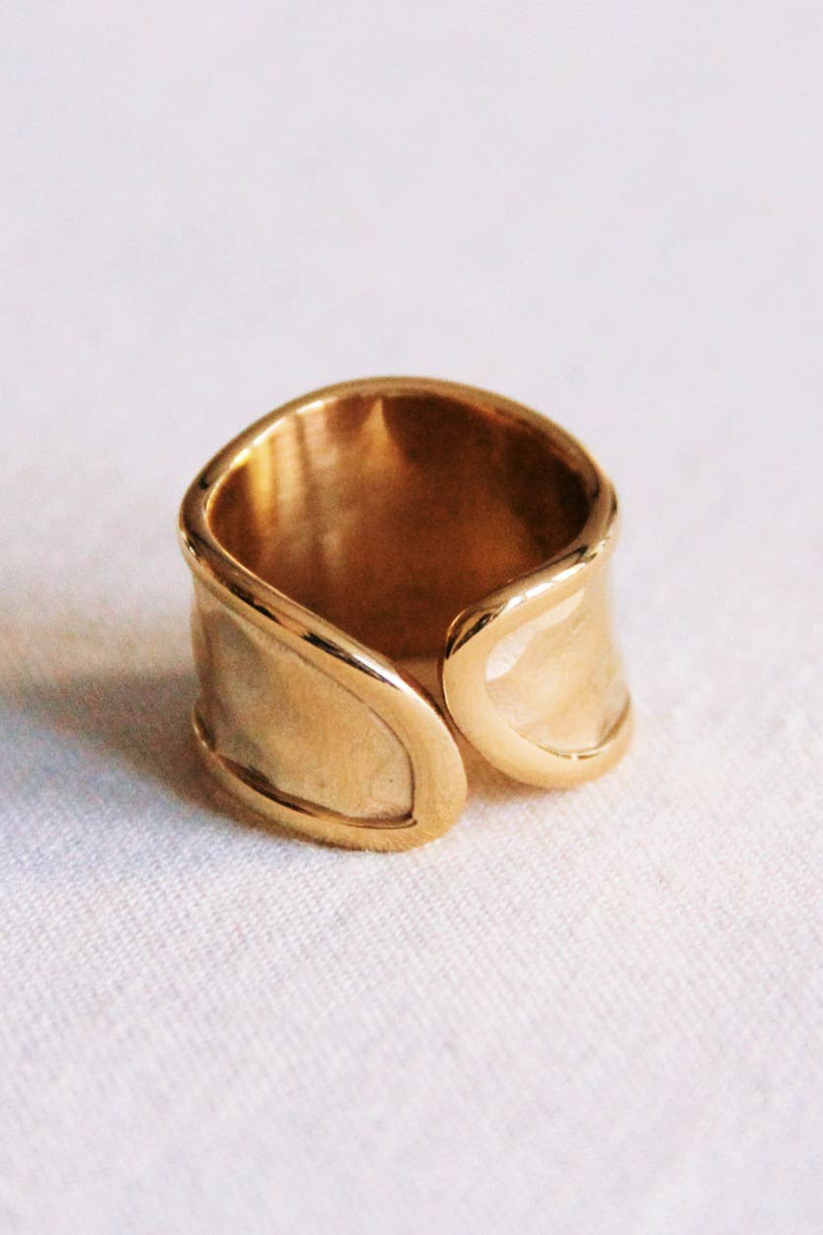Beaten Gold Wrap Ring