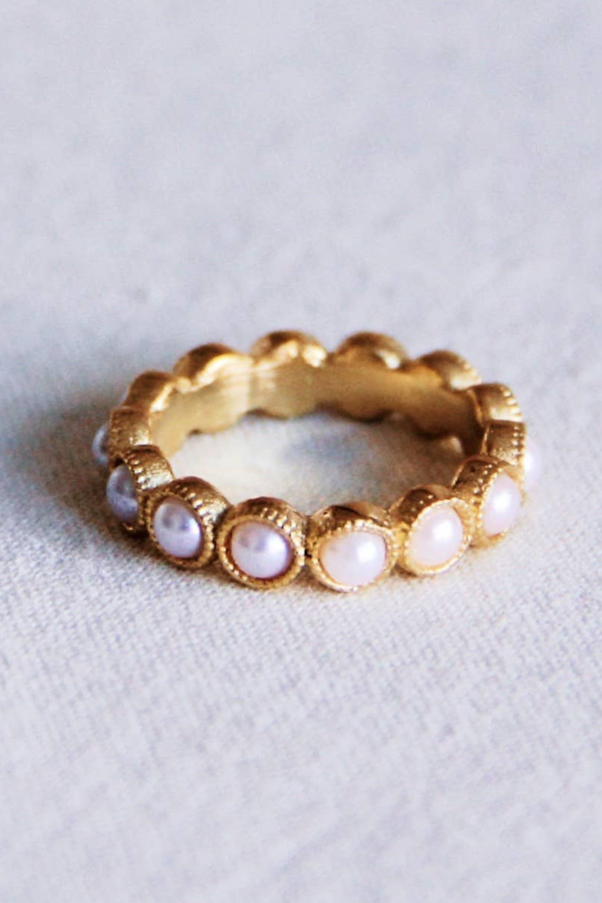Minimalist Pearl Ring