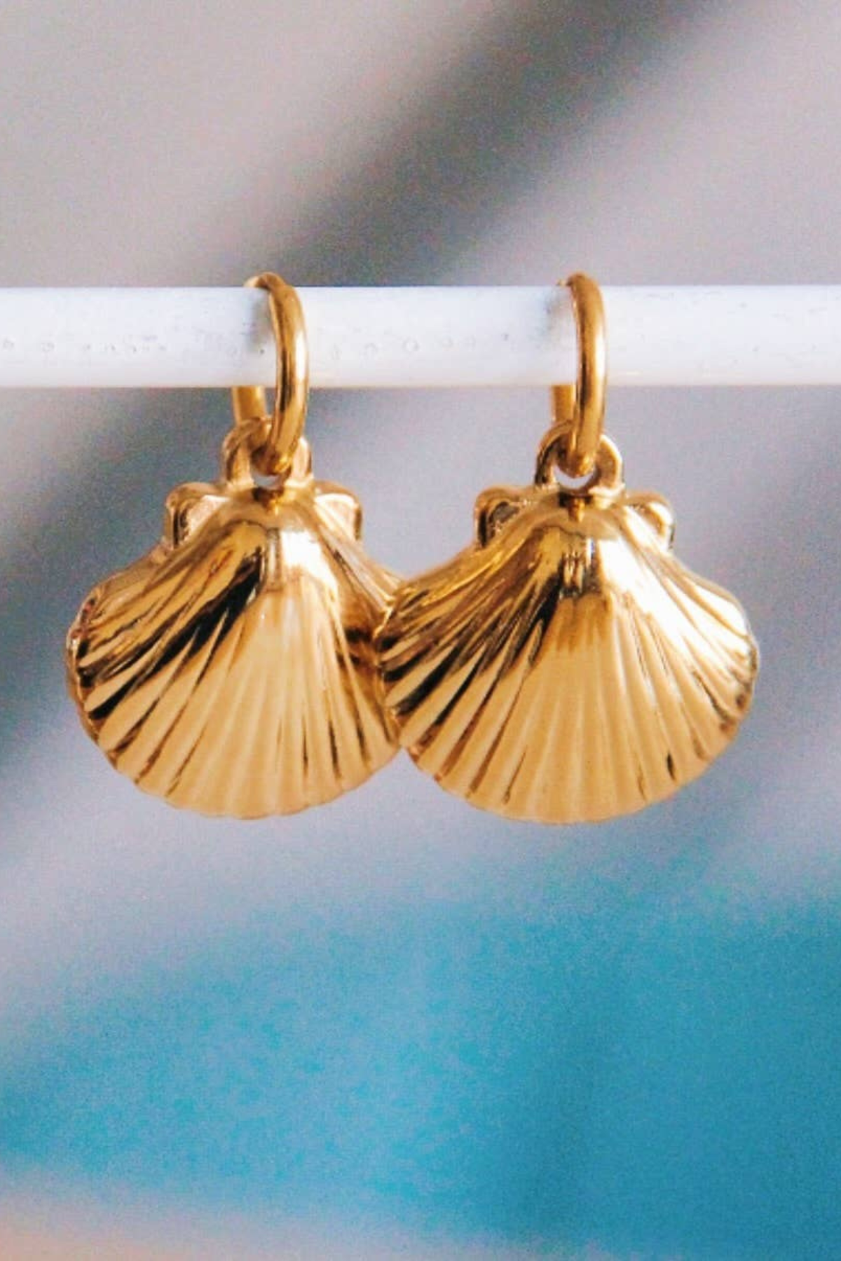 Shell Hoop Earrings