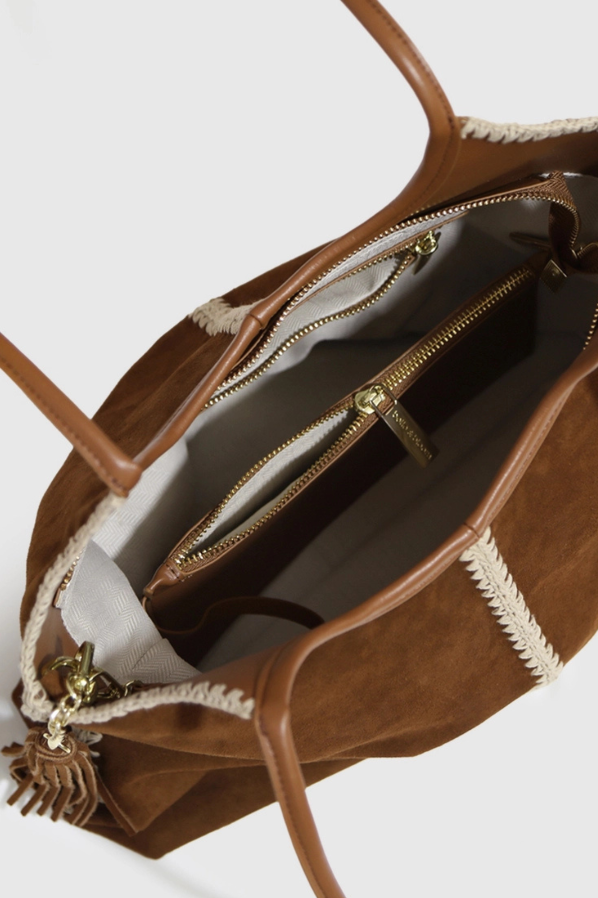 Back To Friends Suede Shopper