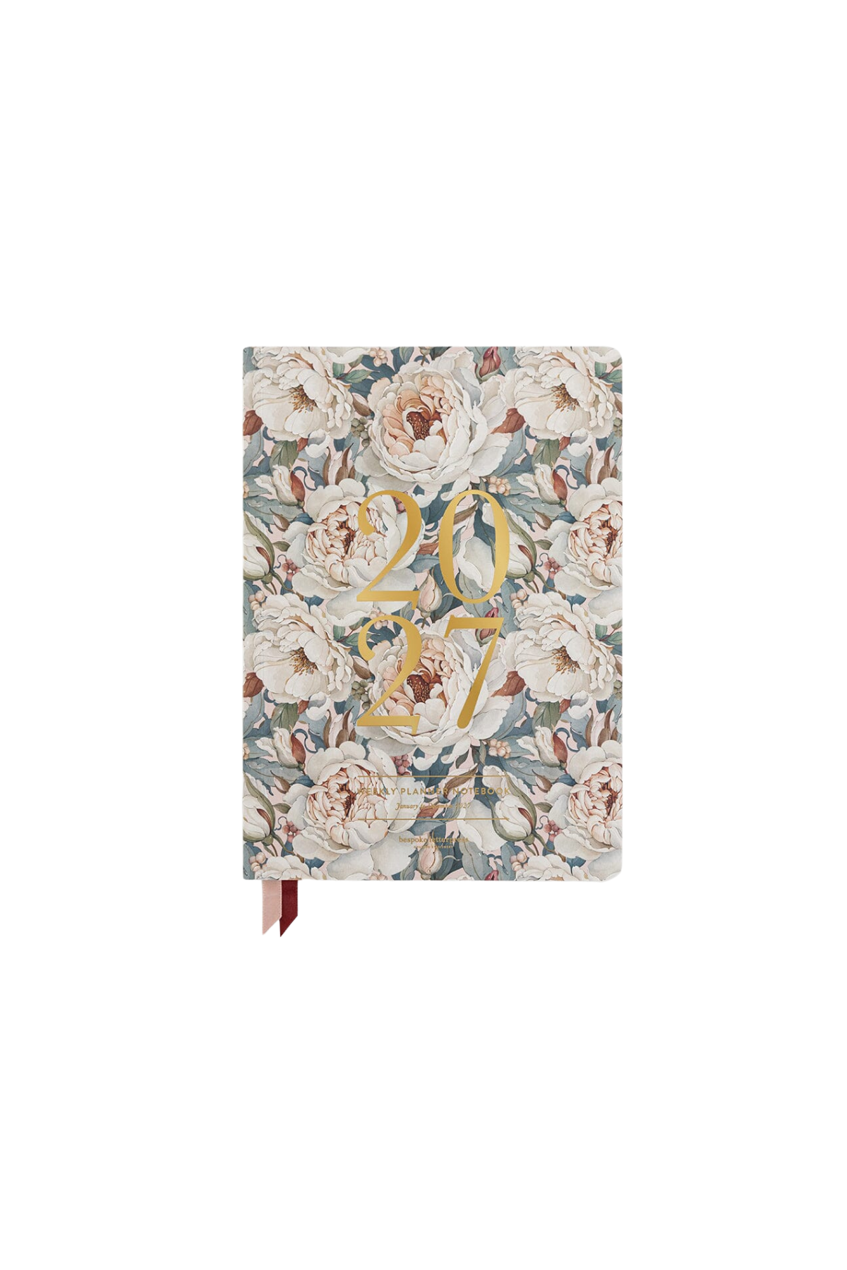 2027 Weekly Planner Notebook Heritage Roses