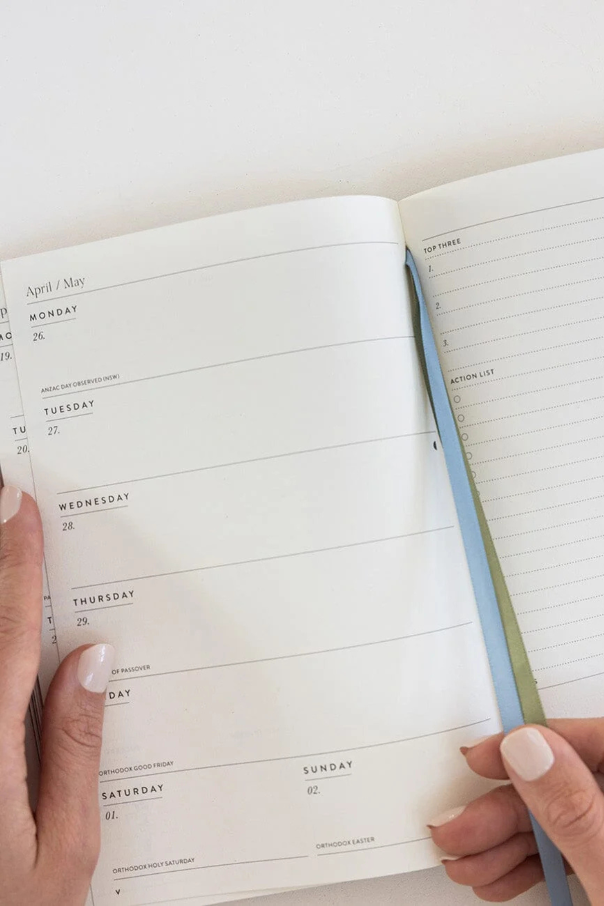 2027 Weekly Productivity Planner Forget Me Not