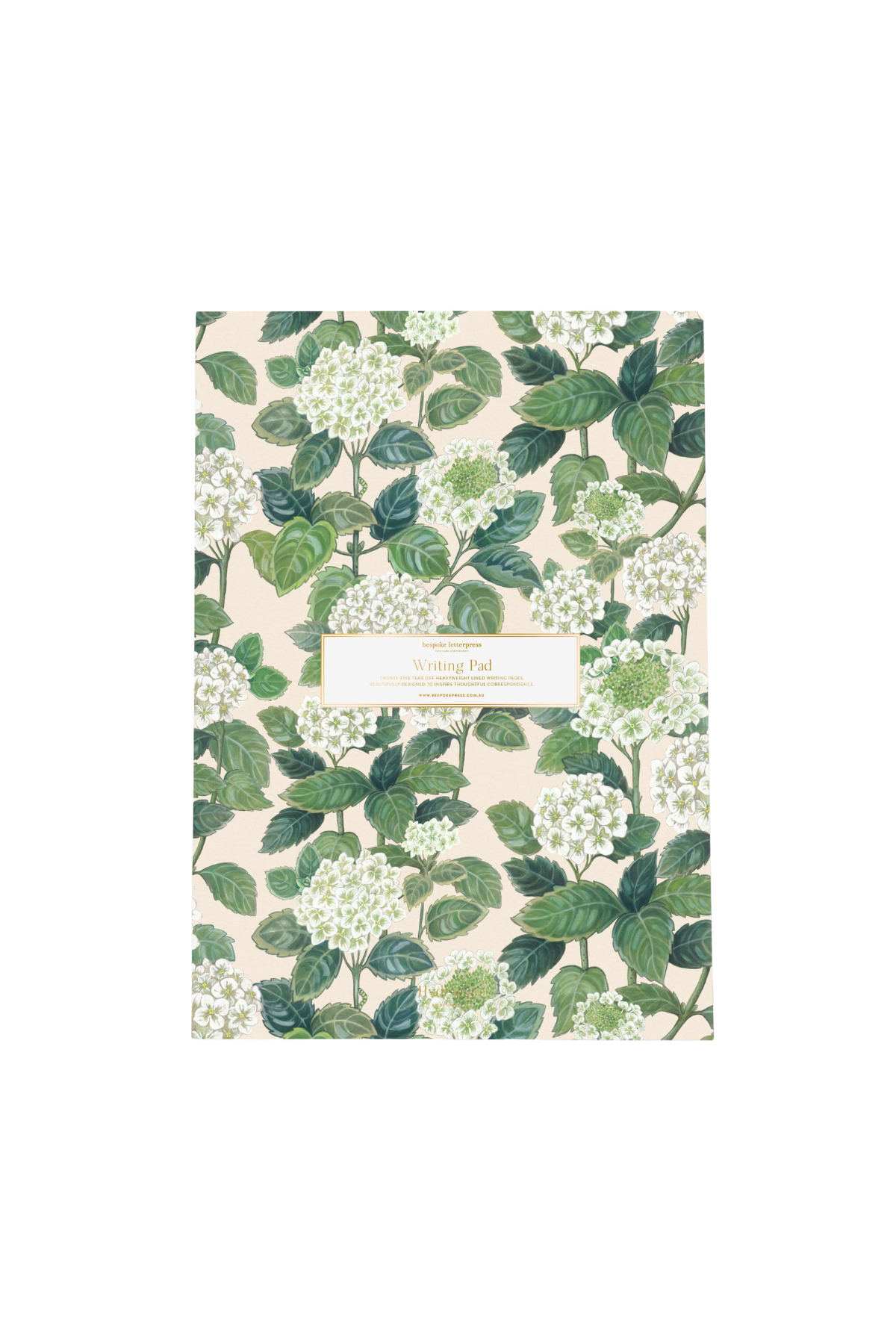 Hydrangea A4 Writing Pad