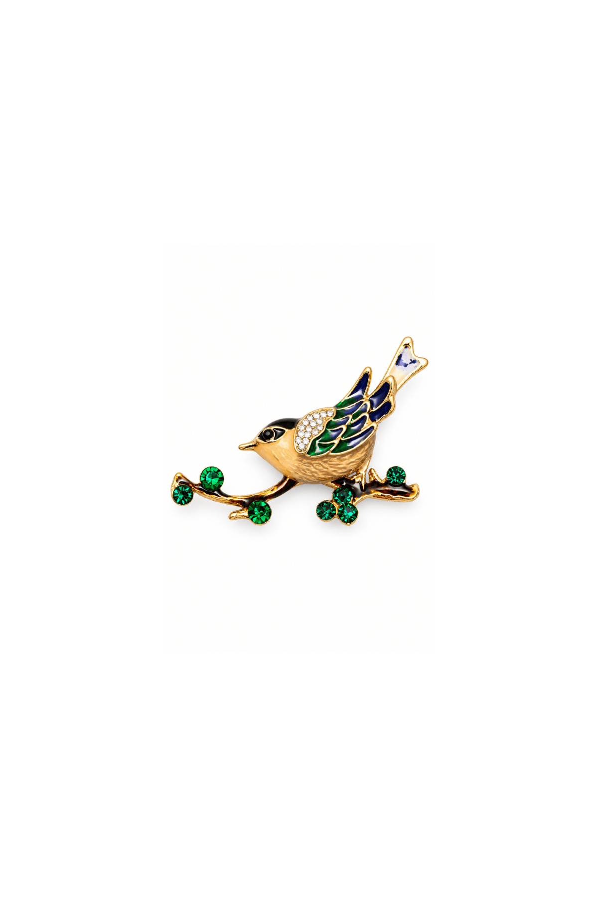 Birdie On A Branch Brooch