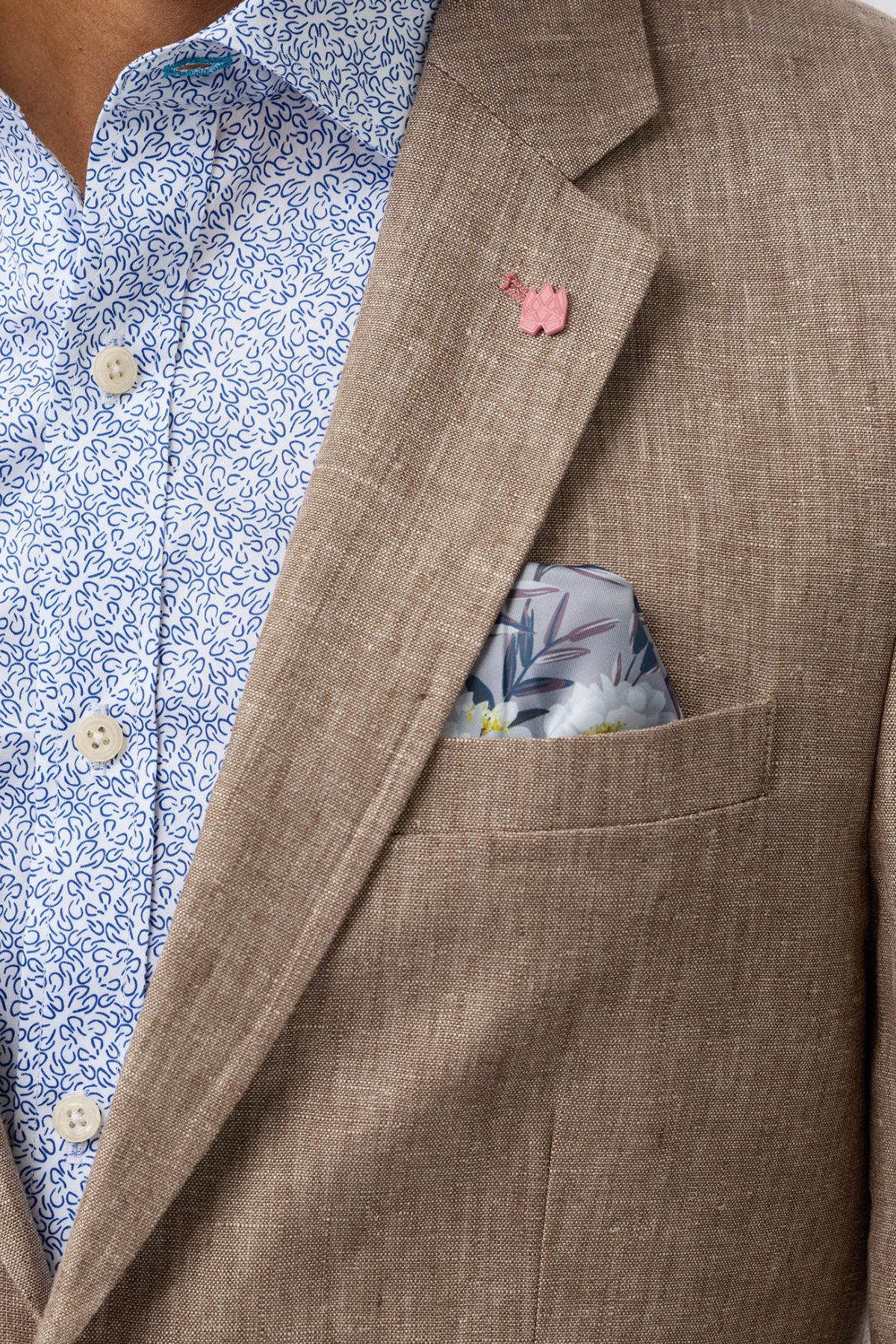 Twin Button Blazer Bark
