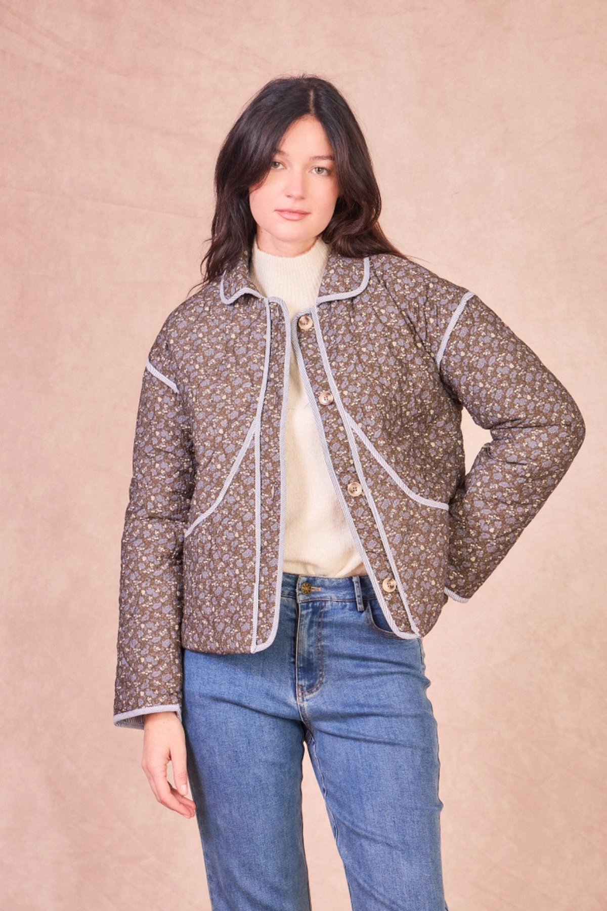 Verlaine Quilted Cotton Jacket