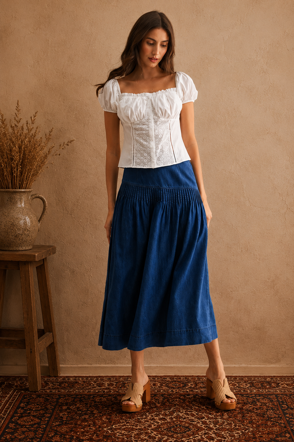 The Pintuck Skirt