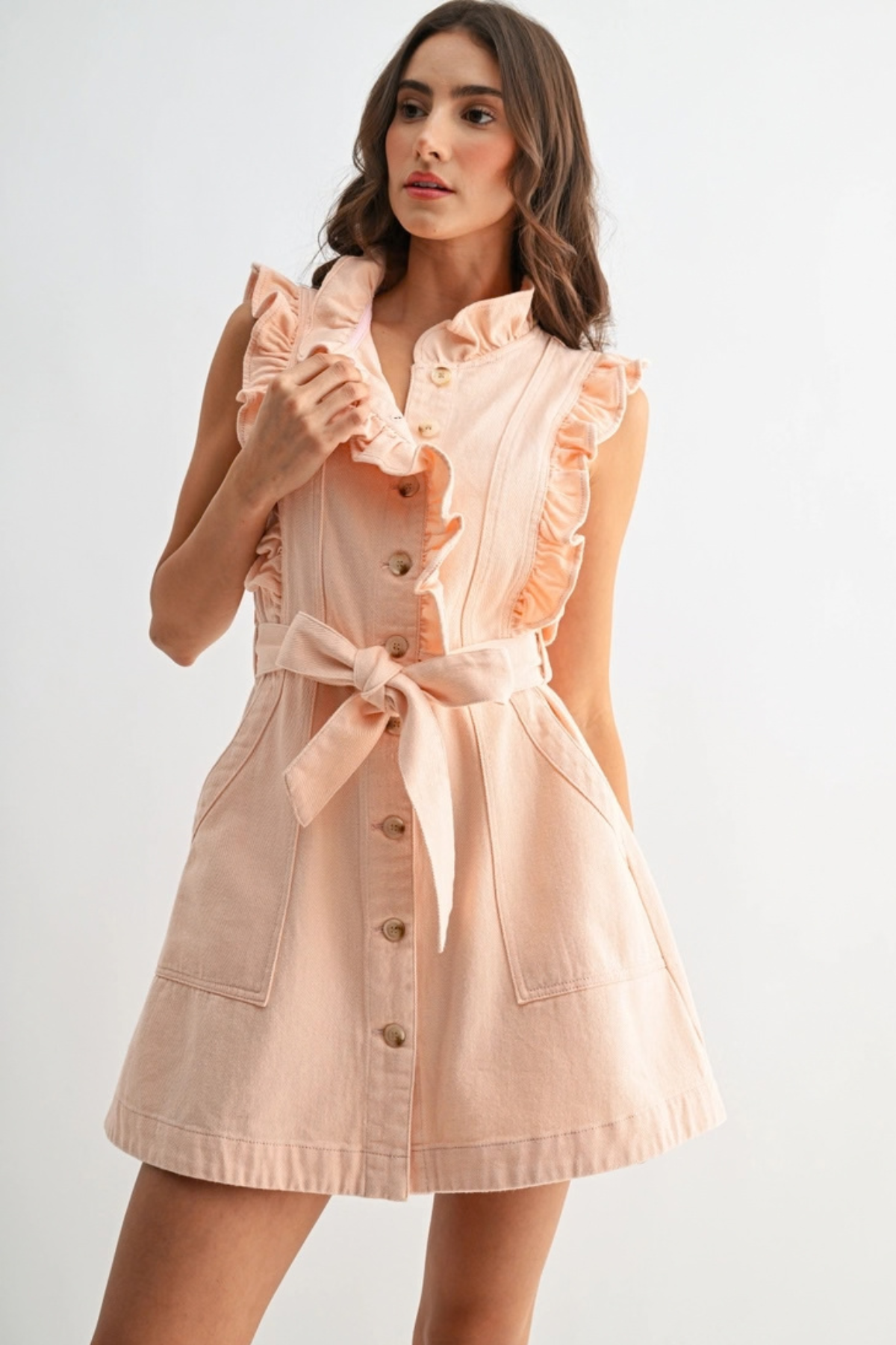 The Darling Denim Mini Pink