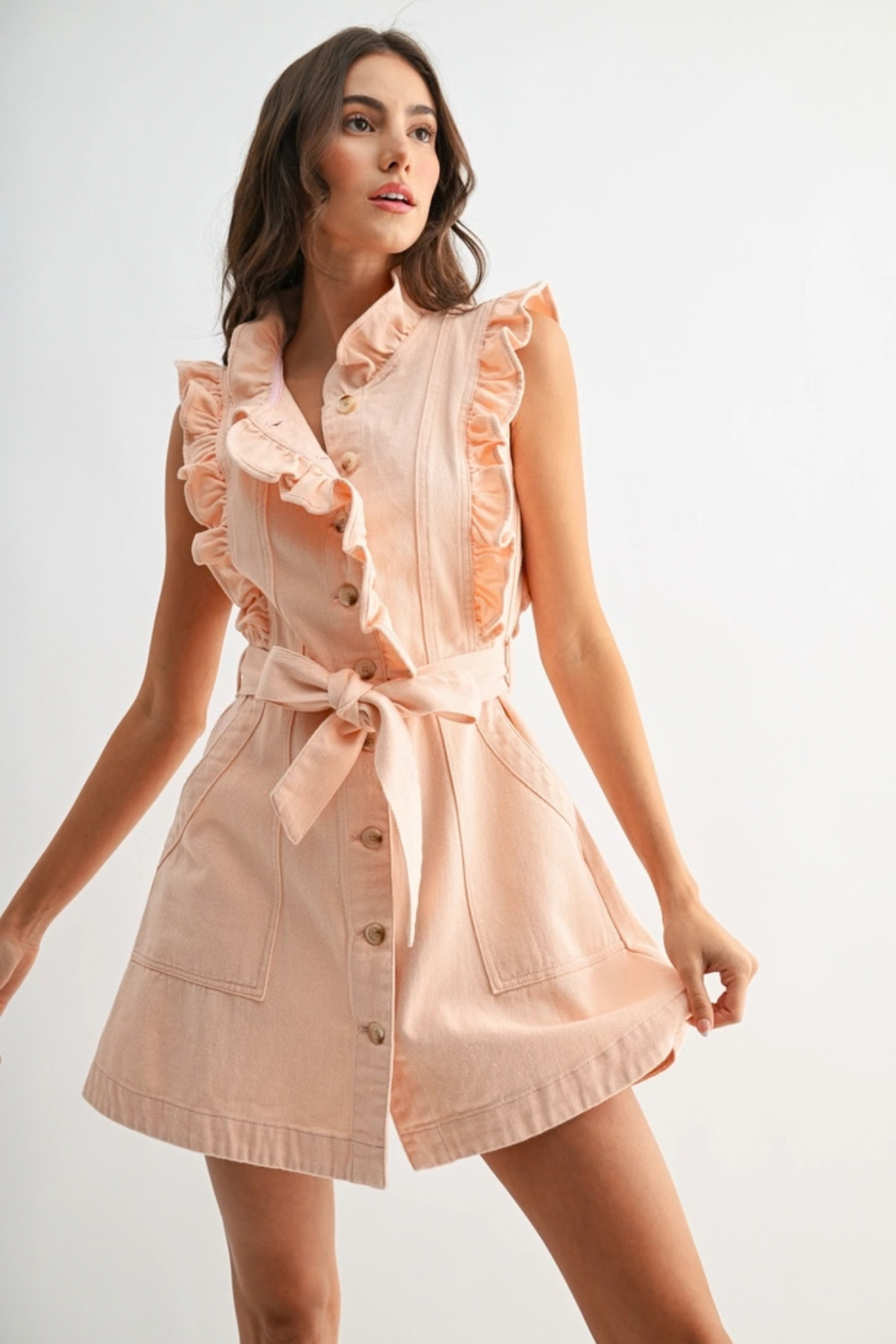 The Darling Denim Mini Pink