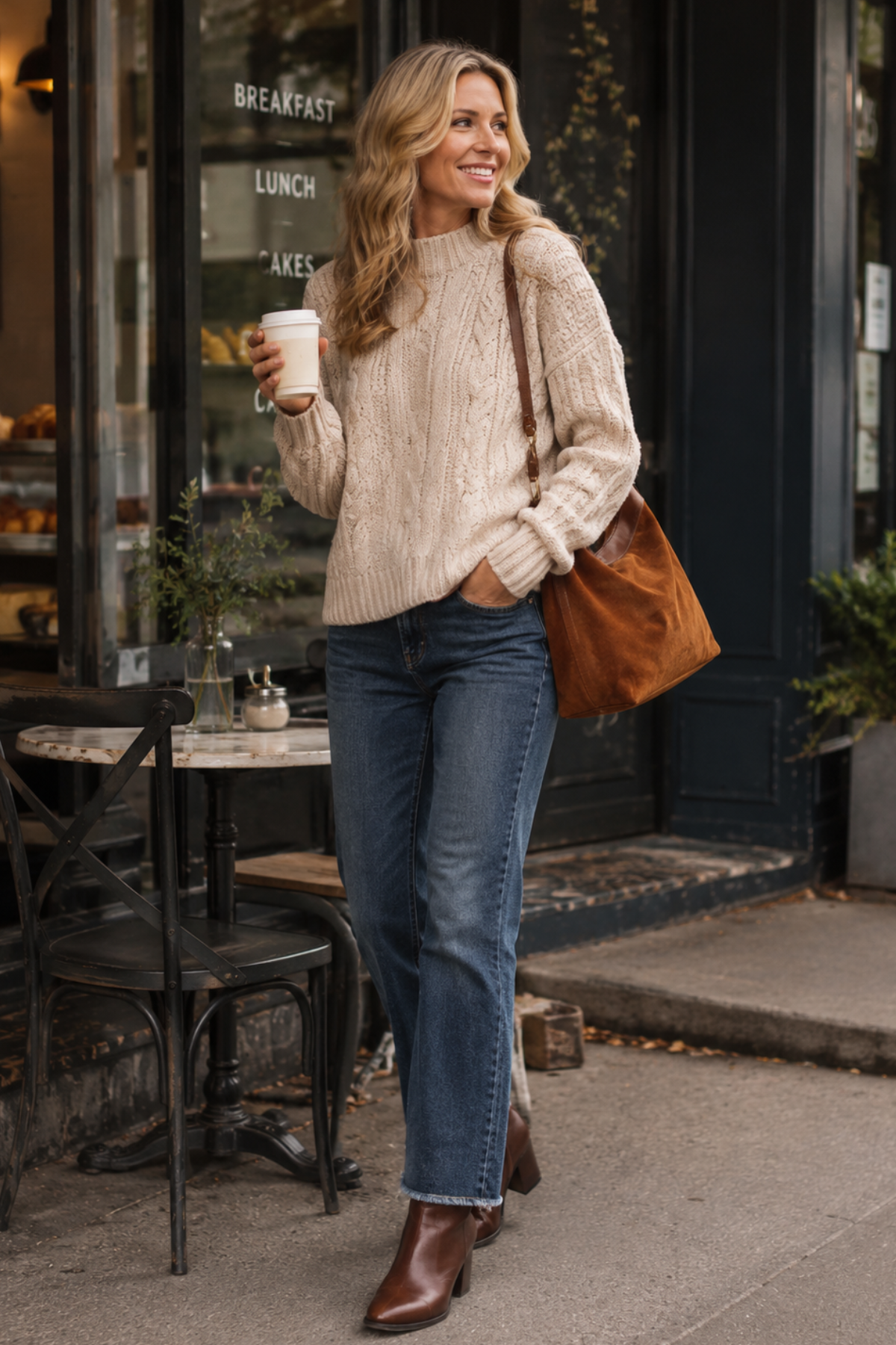 Celina Suede Bag Camel