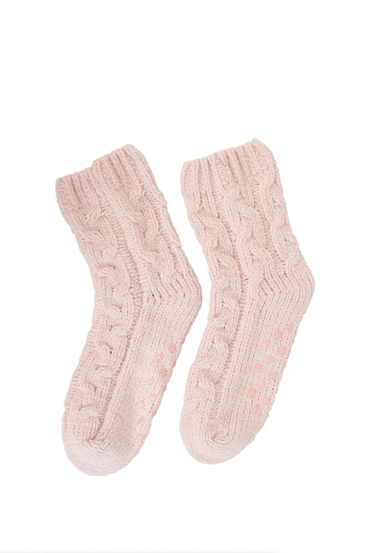 Chenille Room Socks Pink Quartz