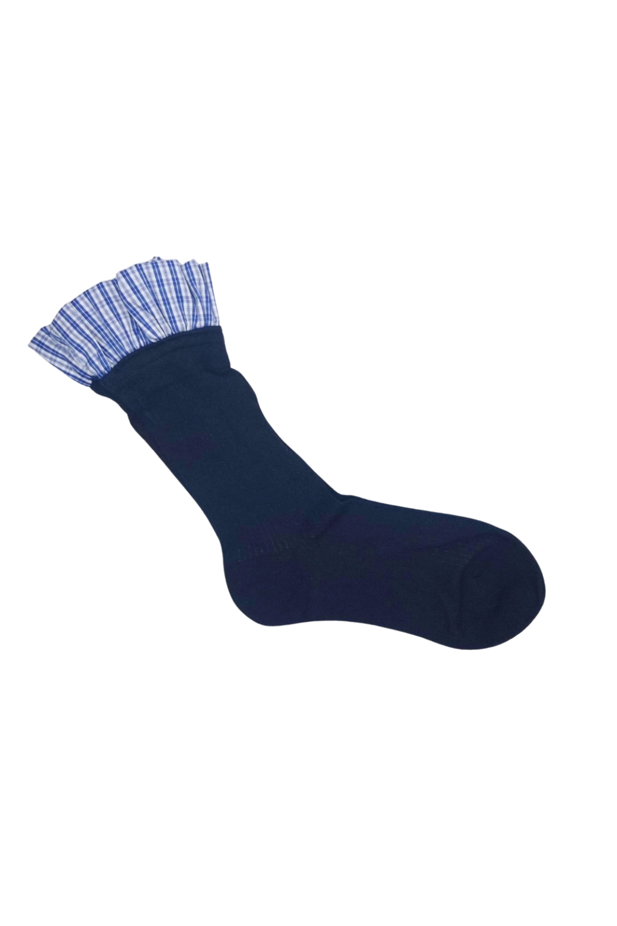 Preppy Plaid Socks Blue