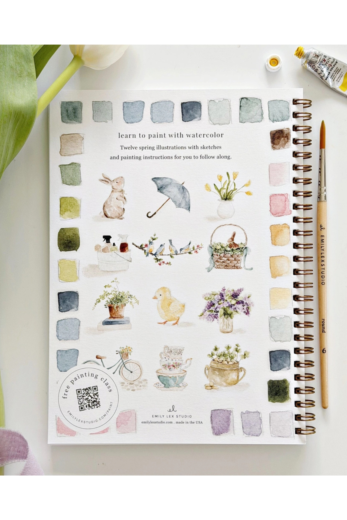 Spring Watercolour Workbook