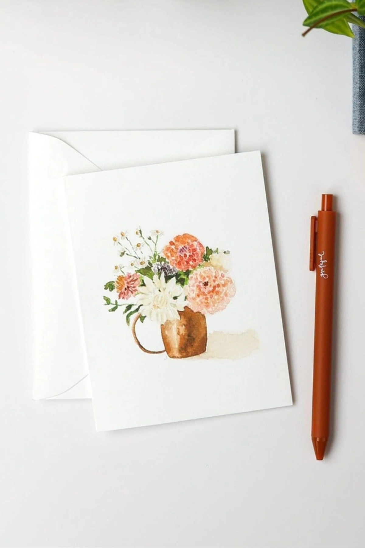 Dahlia Bouquet Notecard