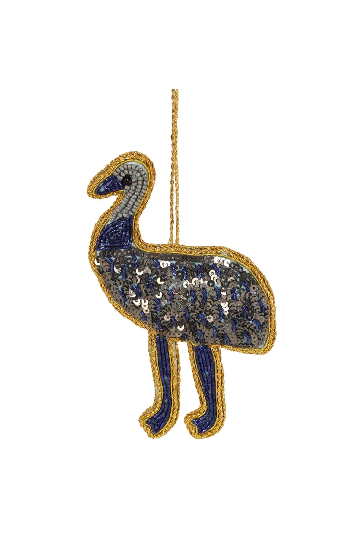 Emu Sequin Tree Decoration
