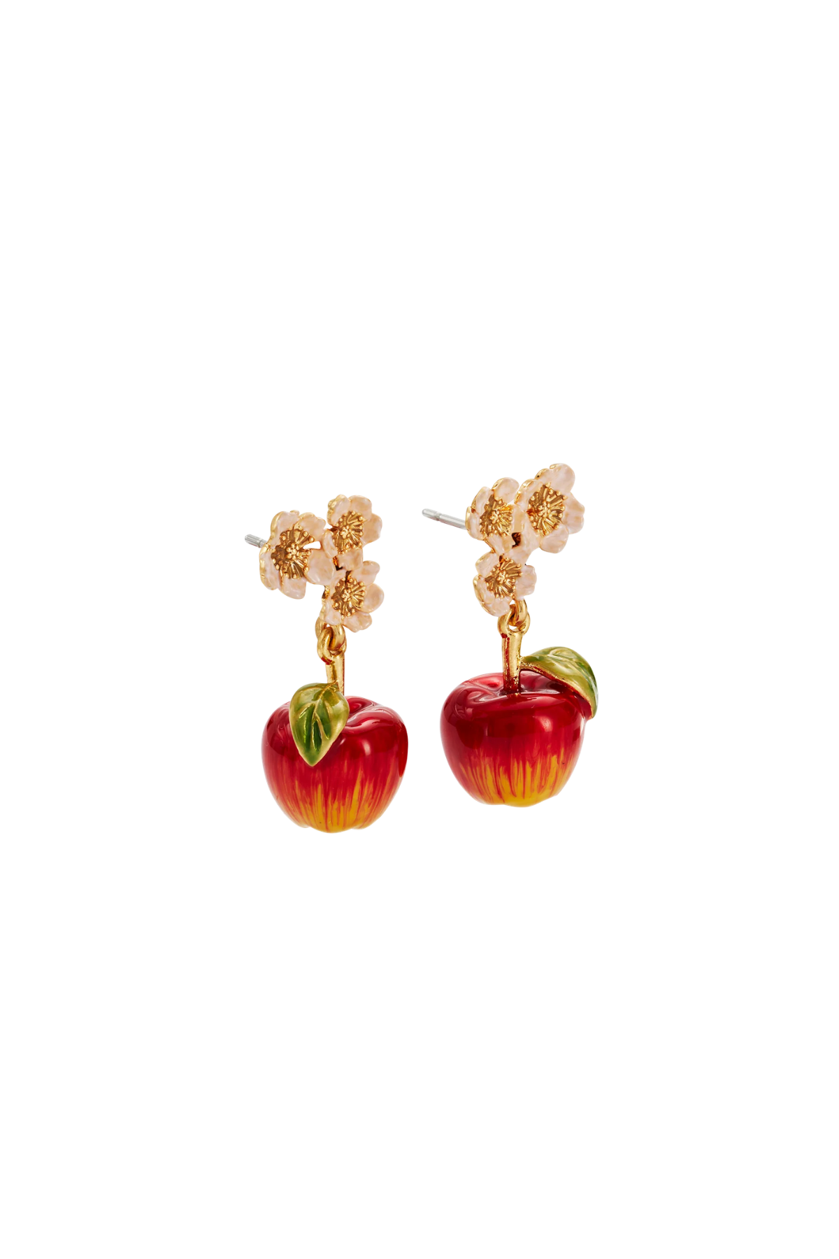 Apple Blossom Drop Earrings