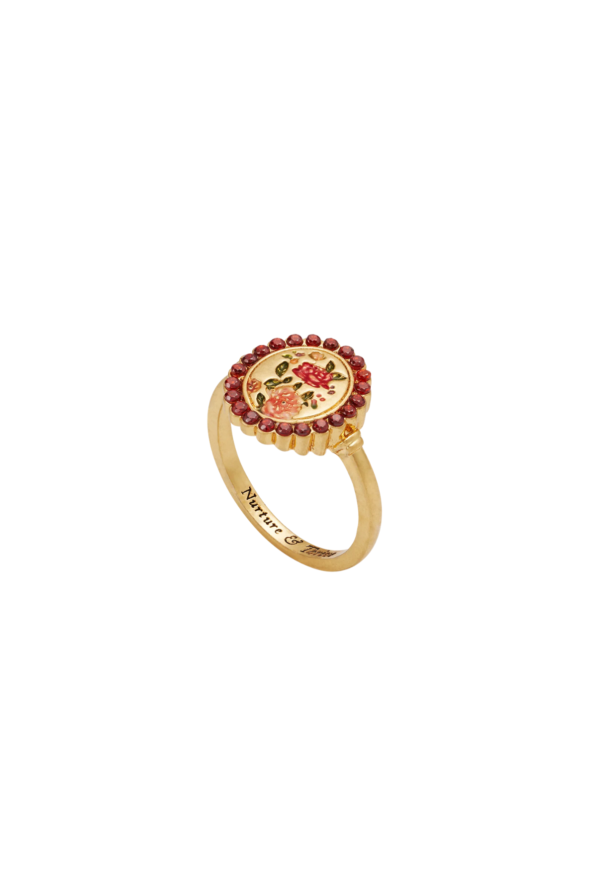 Eve Floral Gold Ring