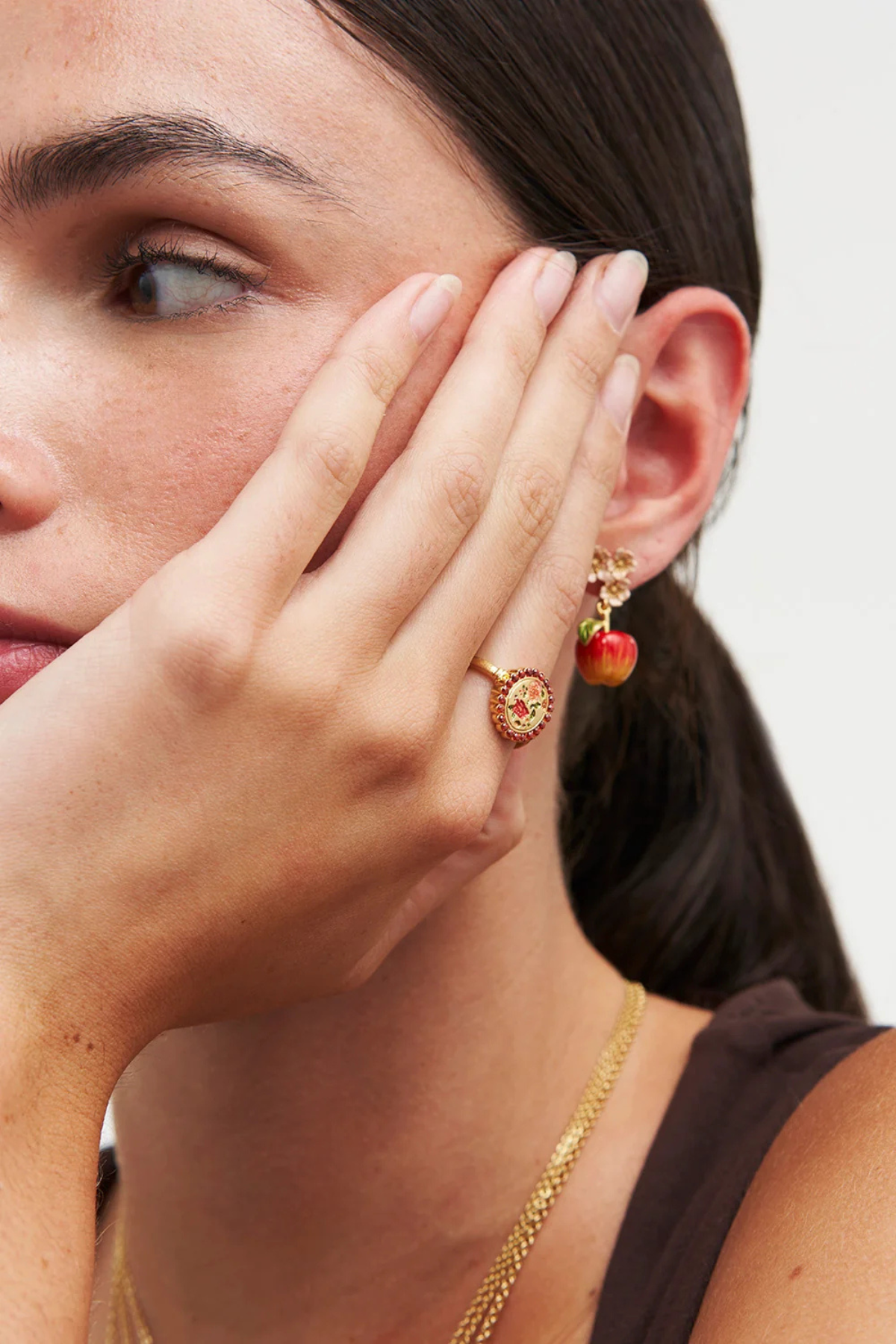 Eve Floral Gold Ring