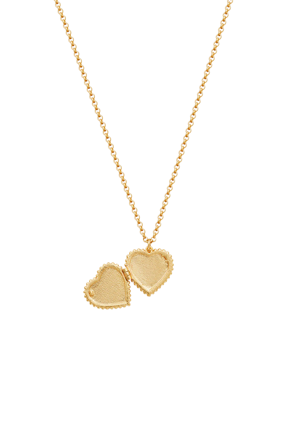 Jasmine Heart Locket Necklace