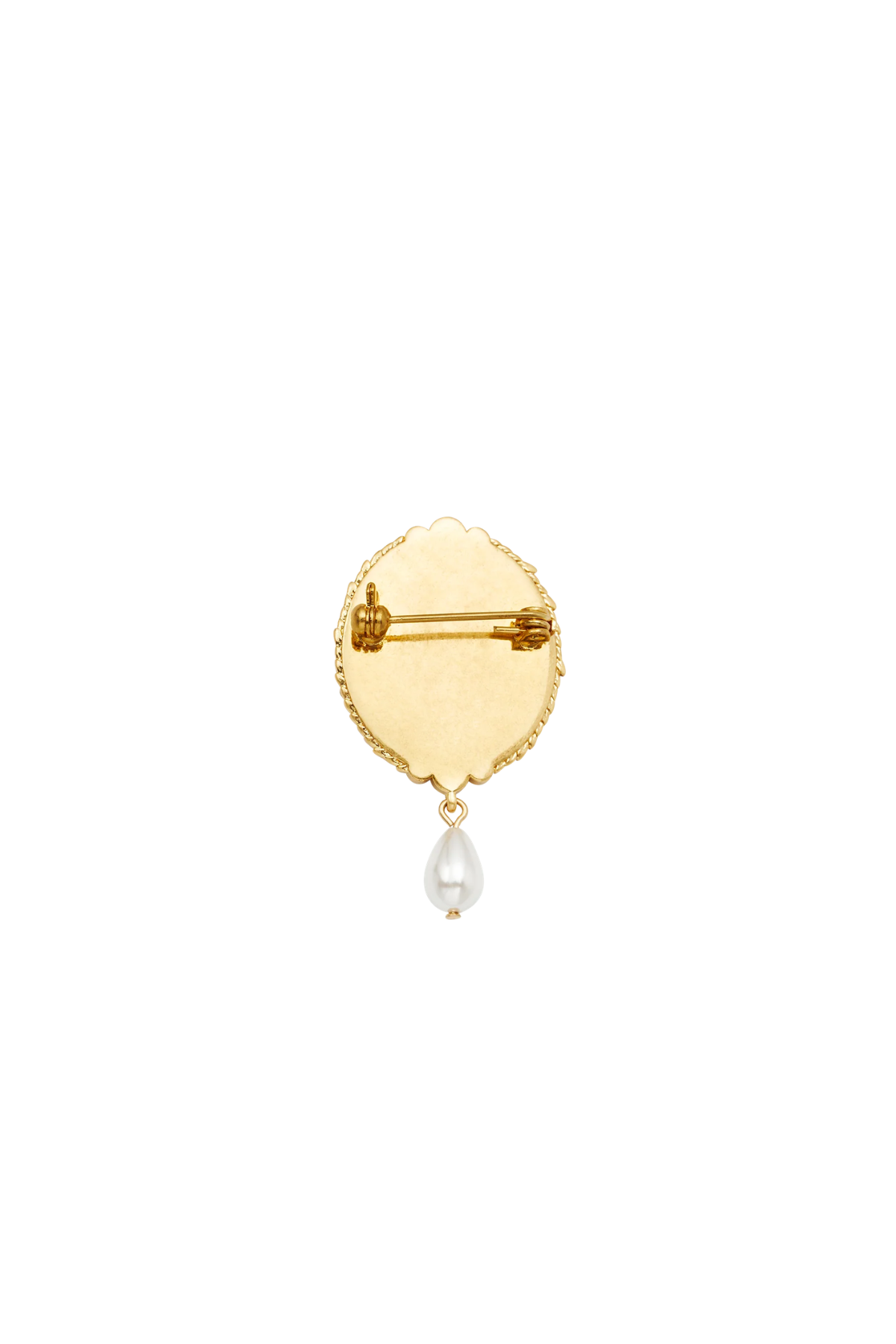 Robin Bramble Pearl Brooch