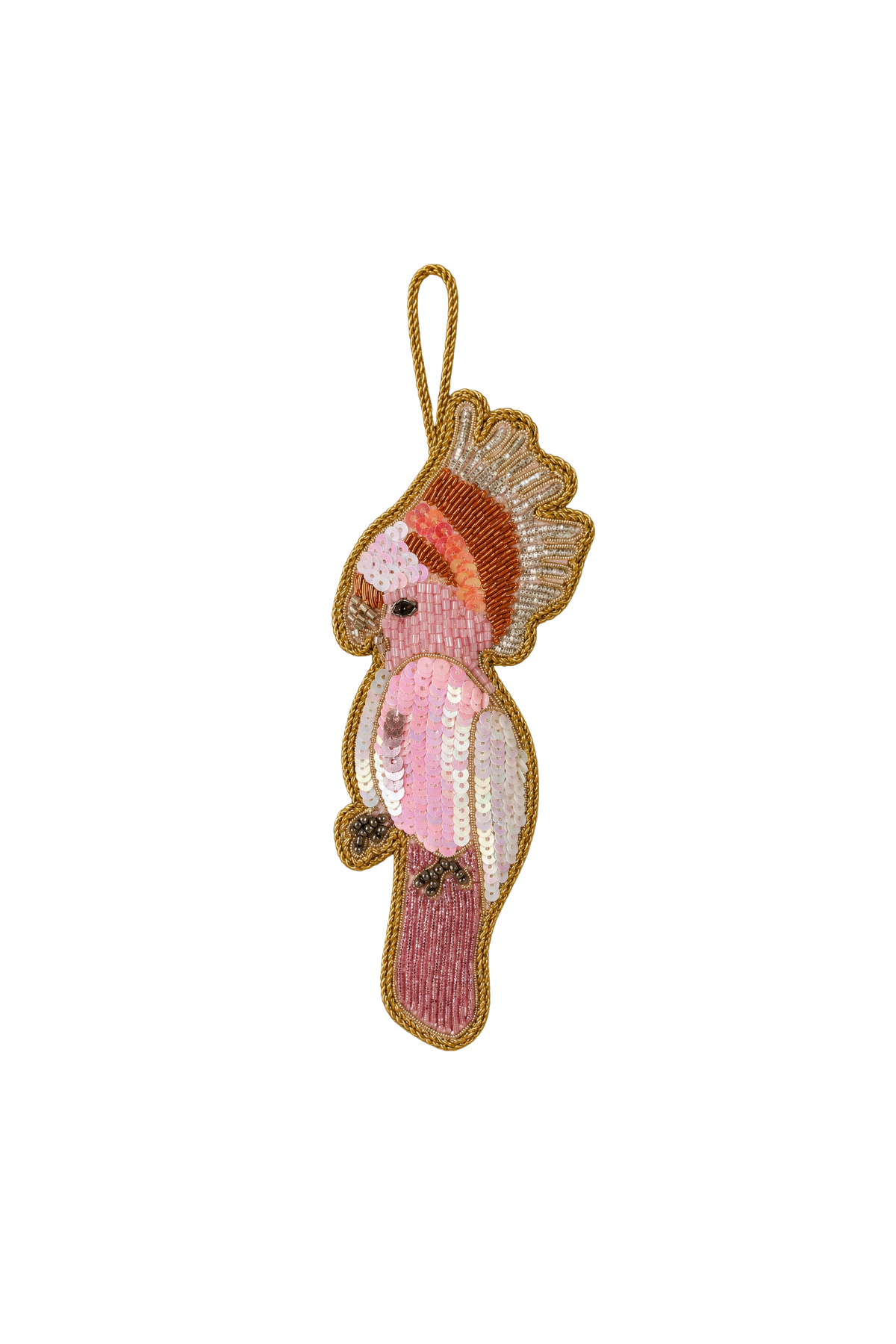 Galah Sequin Tree Decoration