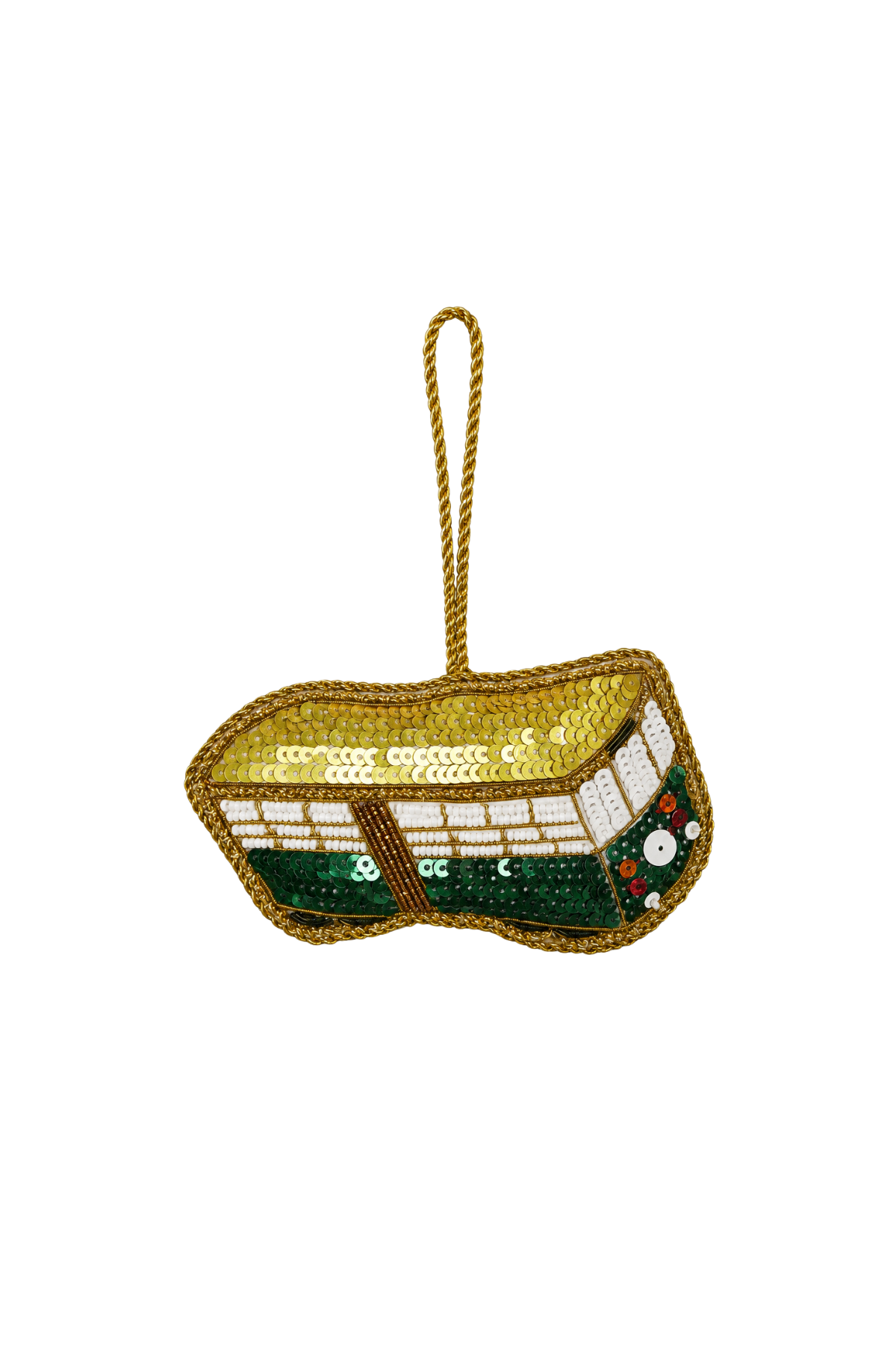 Tram Travel Sequin Tree Decoration