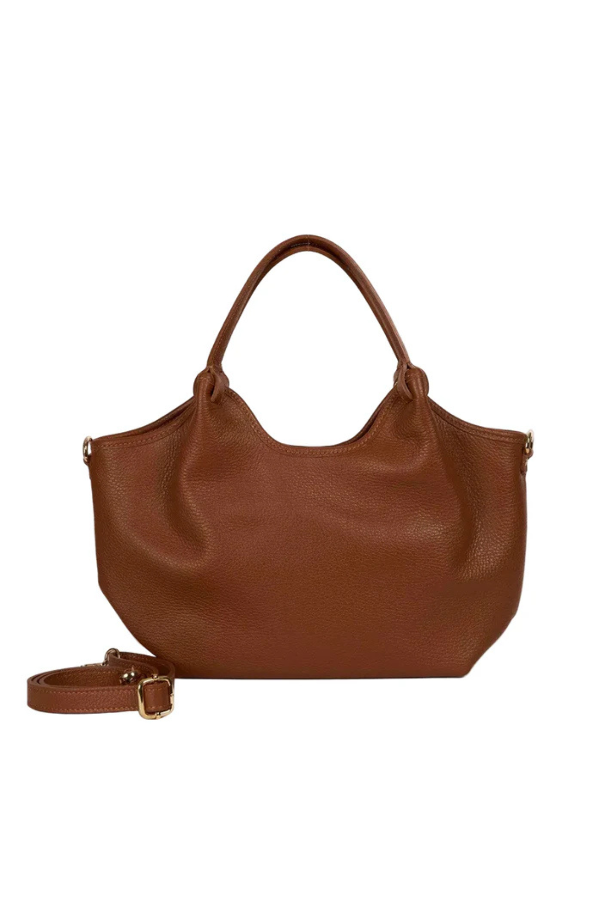 Hector Leather Bag Camel Small