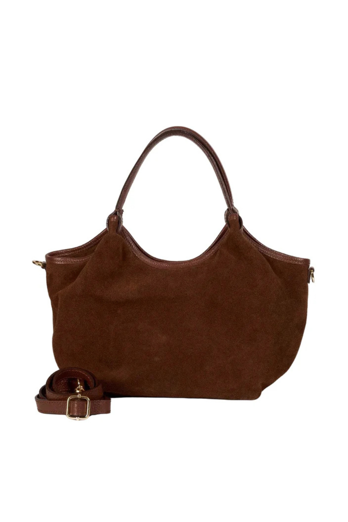 Hector Suede Bag Brown Small