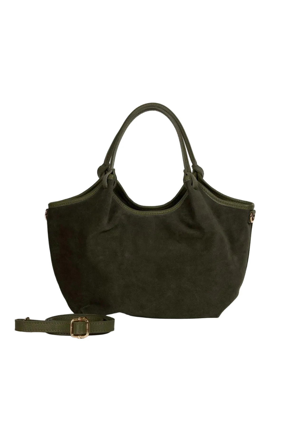 Hector Suede Bag Khaki