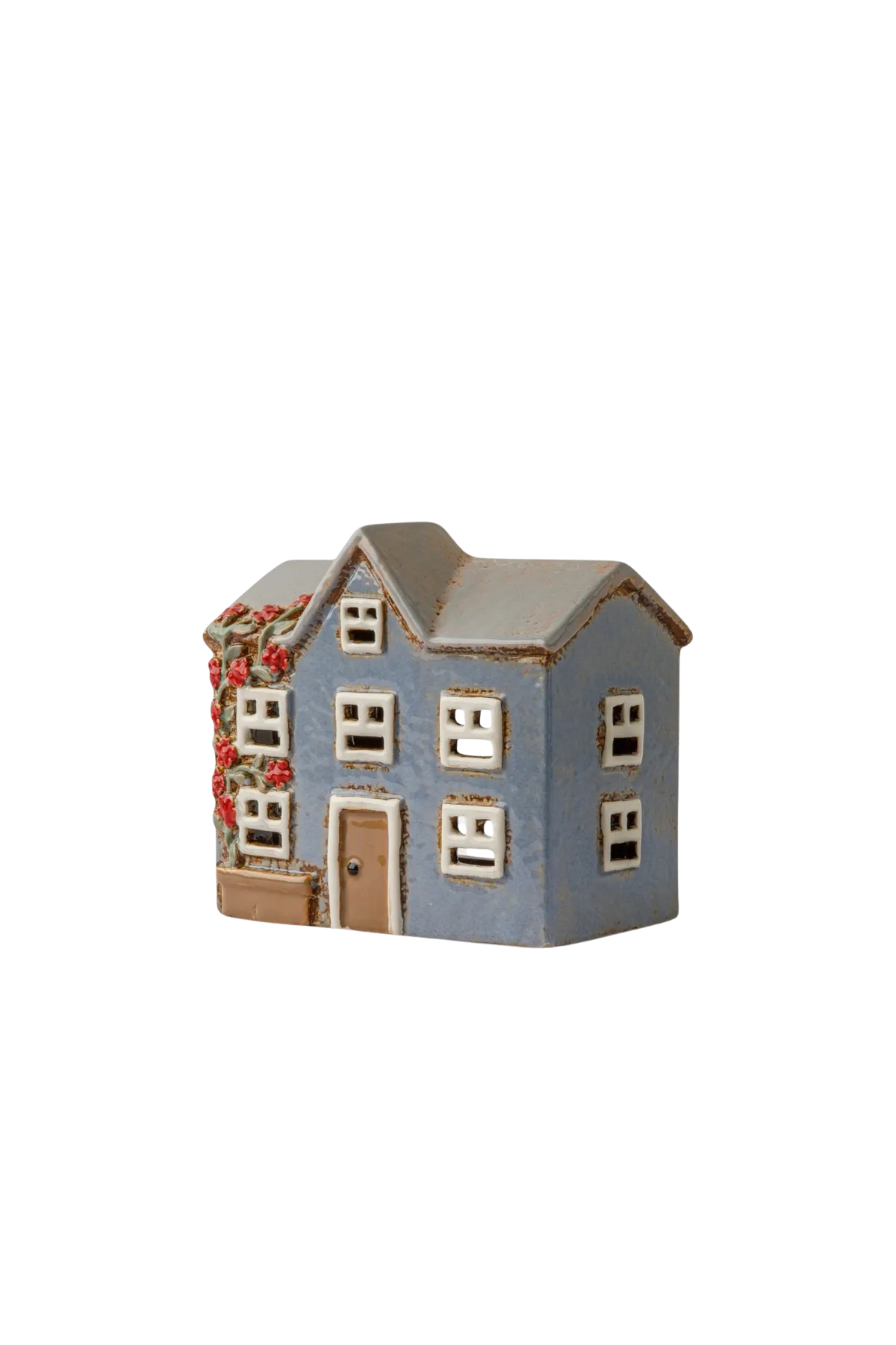 Devon Peak Tea Light Cottage Cornflour