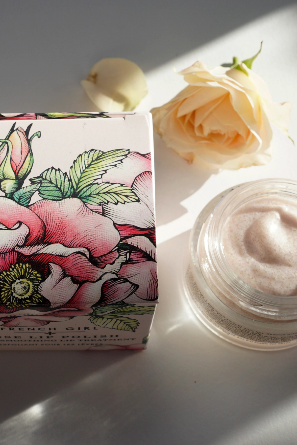 Organic Hydrating Rose Lip Polish & Scrub