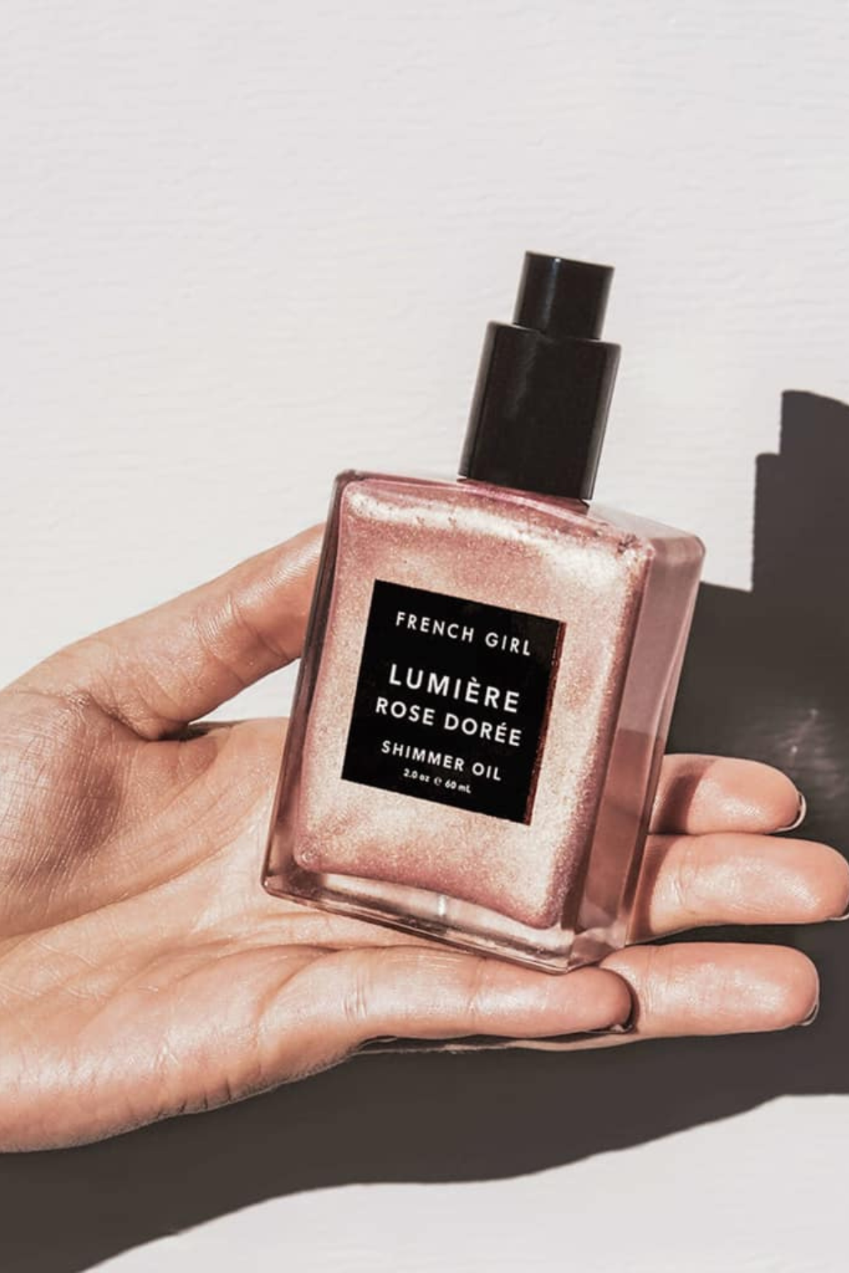Shimmer Dry Body Moisturizing Oil Rose Gold